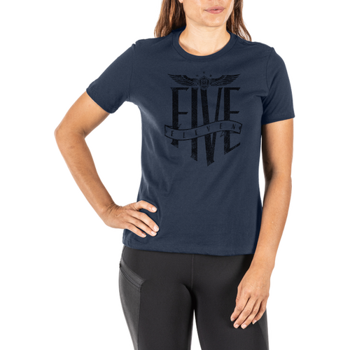 5.11 Womens Insignia Short Sleeve Limited Edition Tee Navy