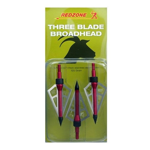 Redzone 3 Blade Broadhead 125gr