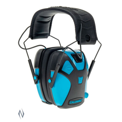 CALDWELL EMAX PRO YOUTH ELECTRONIC EAR MUFFS NEON BLUE