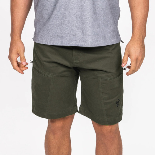 Hunters Element Mens Anvil Shorts Forest Green