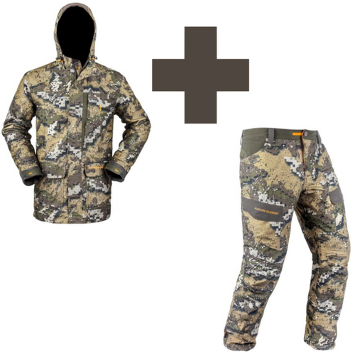 Hunters Element Downpour Elite Jacket & Trousers Combo Set Veil Camo