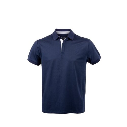 Hunters Element Stag Polo Shirt Navy