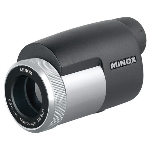 Minox MS 8x25 Macroscope Silver / Black Monocular